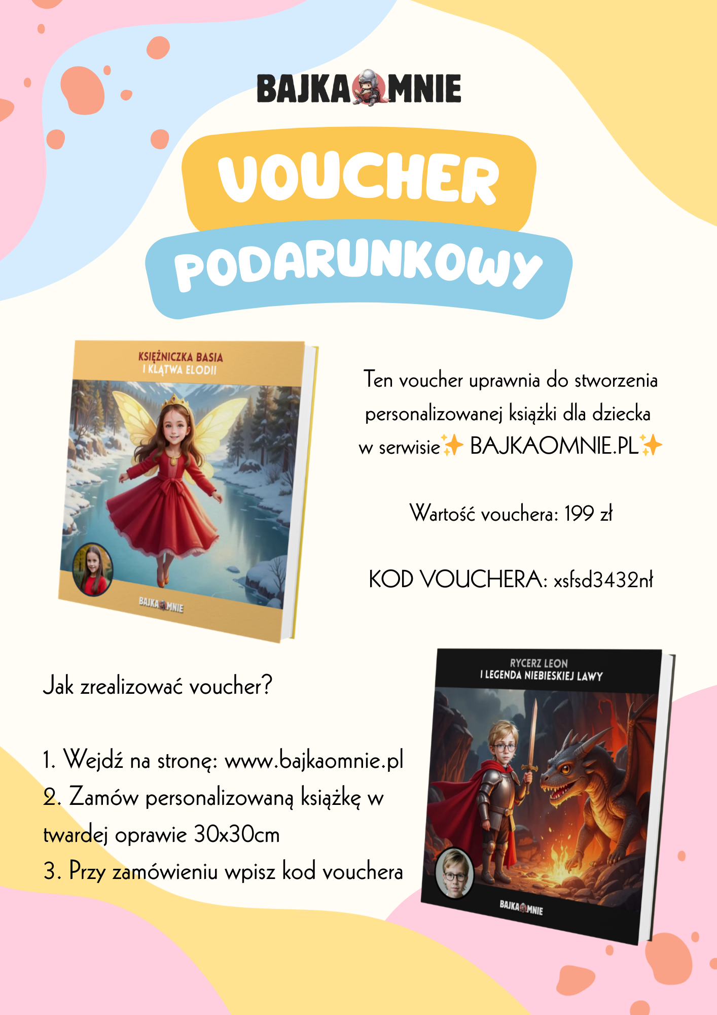 Voucher for a Personalized Book