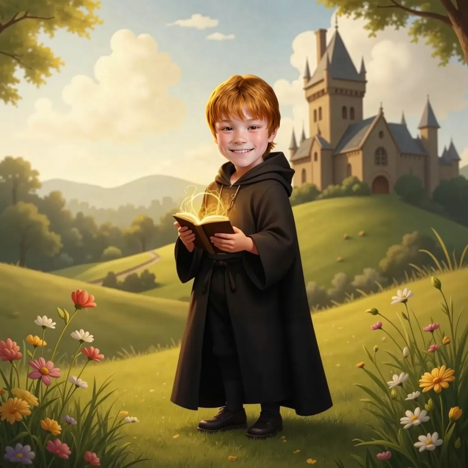 Szkoła Magii — illustration school of magic
